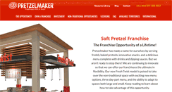 Desktop Screenshot of pretzelmakerfranchise.com